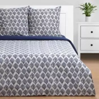 Комплект постельного белья Этель Blue ornament, 1.5-сп, нав. 70х70 см, бязь