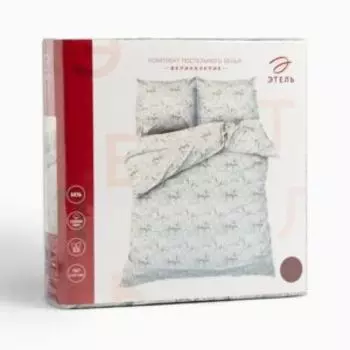 комплект постельного белья ЭТЕЛЬ бязь 2-сп: под 175х215, прост 200х220, нав 70х70-2шт, 100%хл, 125г/м2, Великолепие