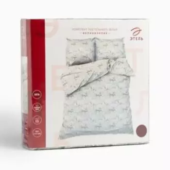 комплект постельного белья ЭТЕЛЬ бязь евро: под 200х217, прост 220х240, нав 70х70-2шт, 100%хл, 125г/м2, Великолепие
