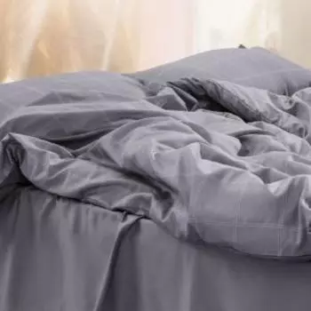 Комплект постельного белья Этель Cage grey, Евро, мако-сатин