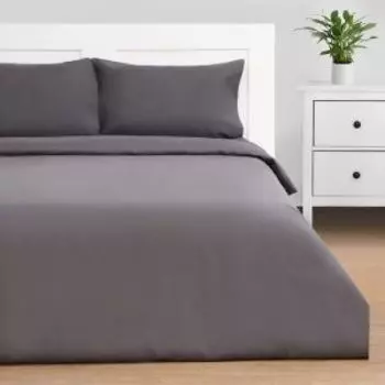 Комплект постельного белья Этель Canvas, Евро, новосатин