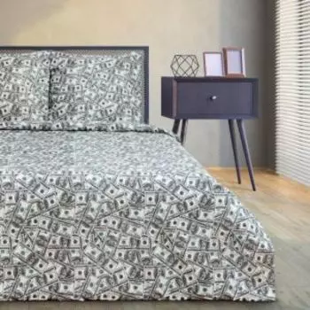 Комплект постельного белья Этель Cash, 1.5-сп, нав. 70х70 см, бязь, 125 г/м2