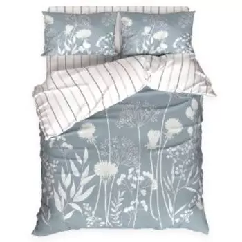 Комплект постельного белья Этель Dandelion wine, Евро, поплин