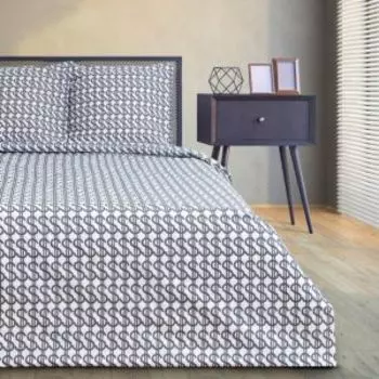 Комплект постельного белья Этель Dollars, 2-сп, нав. 70х70 см, бязь, 125 г/м2