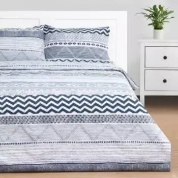 Комплект постельного белья Этель Ethnos, Евро, нав. 50х70 см, мако-сатин