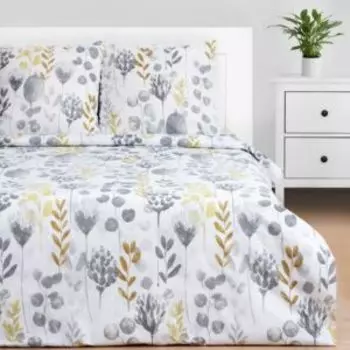 Комплект постельного белья Этель Flora and spring, 1.5-сп, нав. 70х70 см, поплин