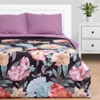 Комплект постельного белья Этель Flowers, 1.5-сп, нав. 50х70 см, поплин