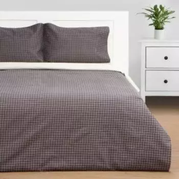 Комплект постельного белья Этель Graphite cage, 2-сп, нав. 50х70 см, мако-сатин