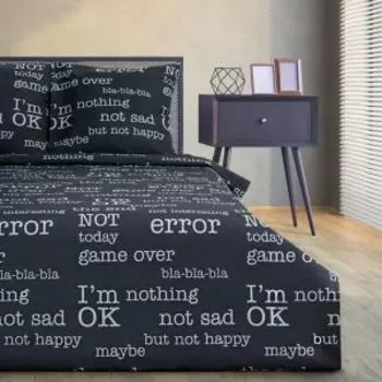 Комплект постельного белья Этель Im OK, Евро, нав. 70х70 см, бязь