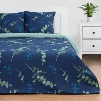 Комплект постельного белья Этель Эвкалипт, Евро, нав. 70х70 см, поплин