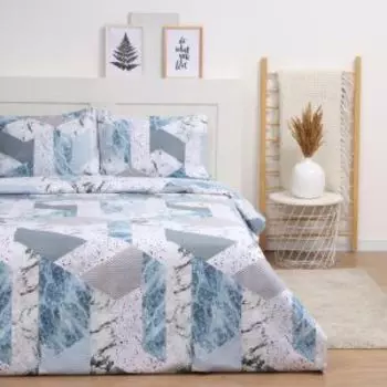 Комплект постельного белья Этель Ледяное утро, 2-сп, нав. 50х70 см, бязь