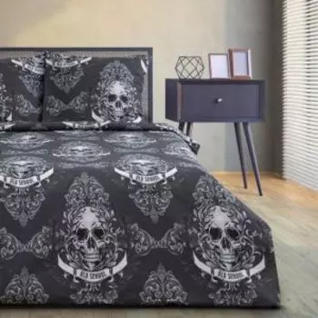 Комплект постельного белья Этель Old school, Евро, нав. 70х70 см, бязь, 125 г/м2