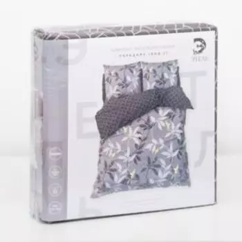 комплект постельного белья ЭТЕЛЬ поплин евро: под 200х217, прост 240х220, нав 70х70-2шт, 100%хл, 125г/м2, Парадайс (вид 2)