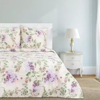Комплект постельного белья Этель Сирень, 2-сп, бязь, хлопок 125 г/м2