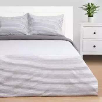 Комплект постельного белья Этель Stripes, 2-сп, нав. 50х70 см, новосатин