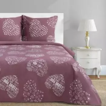 Комплект постельного белья Этель Te amo, 2-сп, нав. 70х70 см, бязь