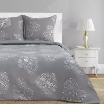 Комплект постельного белья Этель Te amo, 2-сп, нав. 70х70 см, бязь