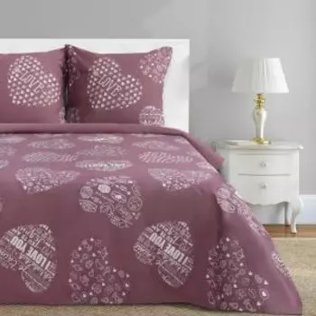 Комплект постельного белья Этель Te amo, 1.5-сп, нав. 70х70 см, бязь
