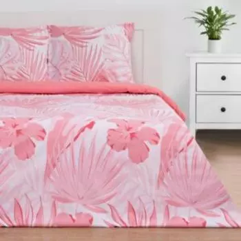 Комплект постельного белья Этель Tropics, 1.5-сп, нав. 70х70 см, поплин