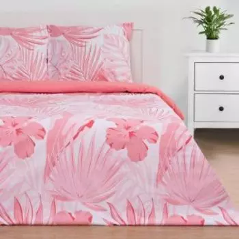 Комплект постельного белья Этель Tropics, Евро, нав. 70х70 см, поплин
