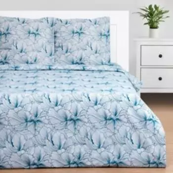 Комплект постельного белья Этель Великолепие, Евро, нав. 70х70 см, бязь