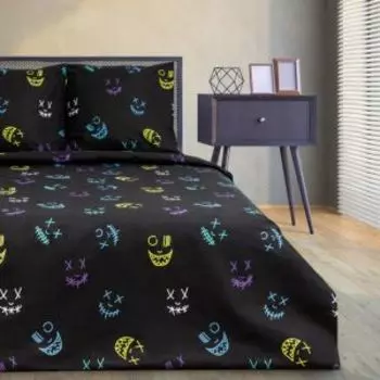 Комплект постельного белья Этель Вид 1, 1.5-сп, нав. 70х70 см, бязь