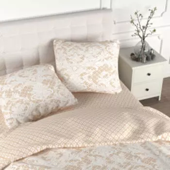 Комплект постельного белья Lagom Бруа, 2-сп, нав. 70х70 см, поплин