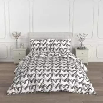 Комплект постельного белья Lagom Леви, Евро, нав. 70х70 см, поплин