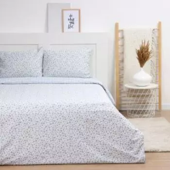 Комплект постельного белья LoveLife Цветочки, Евро, нав. 50х70 см, сатин