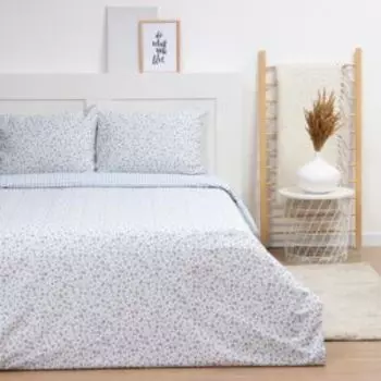 Комплект постельного белья LoveLife Цветочки, 2-сп, нав. 50х70 см, сатин