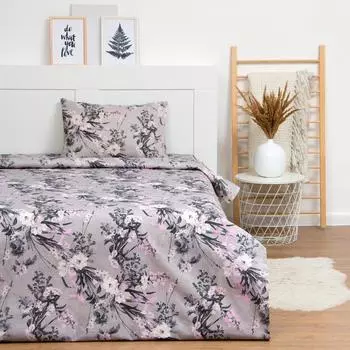 Комплект постельного белья LoveLife Цветы полевые, 1.5-сп, бязь