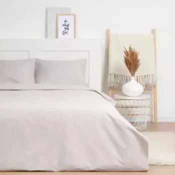 Комплект постельного белья LoveLife Silver garden, Евро, нав. 50х70 см, сатин