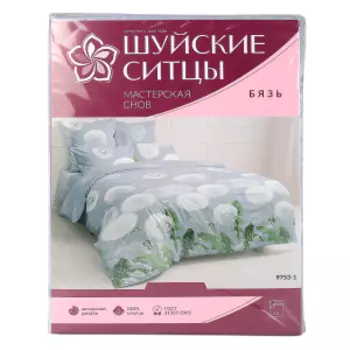 Комплект постельного белья Мастерская Снов, 2-сп, бязь, хлопок 142г/м2, диз. 9753-1
