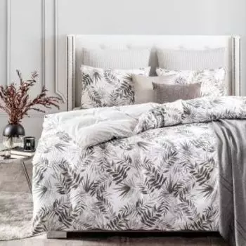 комплект постельного белья MEDSLEEP сатин 1,5-сп: под. 145х215см, прост. 180х220см, нав. 50х70см-2шт, 70% бамб, 30% хл., Лабер