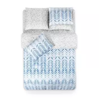 Комплект постельного белья Medsleep Зиген, 2-сп, 4 наволочки, сатин, бамбук/хлопок