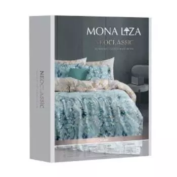 Комплект постельного белья ML Neoclassic Aqua, Евро, 4 наволочки, сатин