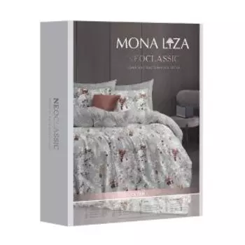 Комплект постельного белья ML Neoclassic Silve, Евро, 4 наволочки, сатин