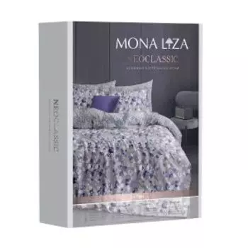 Комплект постельного белья ML Neoclassic Viole, Евро, 4 наволочки, сатин