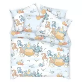 Комплект постельного белья Mona Lisa Kids Золушки, 1.5-сп, нав. 50х70 см, бязь