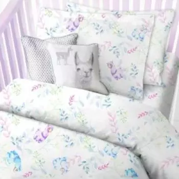 Комплект постельного белья Mona Lisa Kids Ламы на веточках, 1.5-сп, нав. 50х70 см, бязь