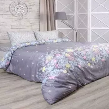 Комплект постельного белья Mona Liza Capresa Fusion Иней, 1.5-сп, нав. 70х70 см, полисатин