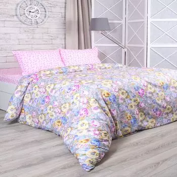 Комплект постельного белья Mona Liza Capresa Fusion Флер, 1.5-сп, нав. 70х70 см, полисатин