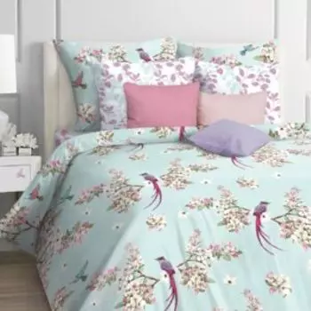 Комплект постельного белья Mona liza Classic Bloom, 1.5-сп, нав. 70х70 см, бязь