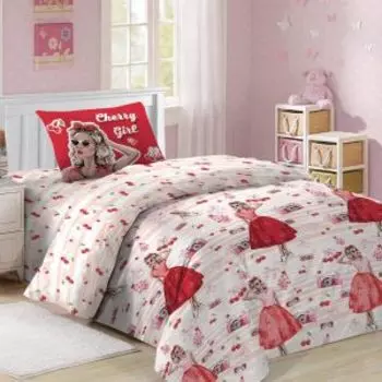 Комплект постельного белья Mona Liza Kids Cherry, 1.5-сп, нав. 48х70 см, сатин