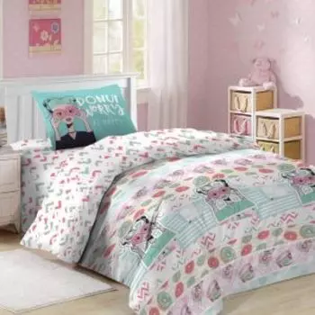 Комплект постельного белья Mona Liza Kids Donut, 1.5-сп, нав. 48х70 см, сатин