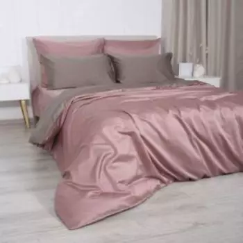 Комплект постельного белья Mona Liza Luxury Cinnamon, Евро, 4 шт, тенсель