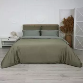 Комплект постельного белья Mona Liza Luxury Sage, Евро, 4 шт, тенсель