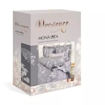 Комплект постельного белья Mona Liza Premium Provence, Евро, сатин, grey