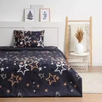 Комплект постельного белья Newday Звездопад, 2-сп, полисатин, 80г/м2