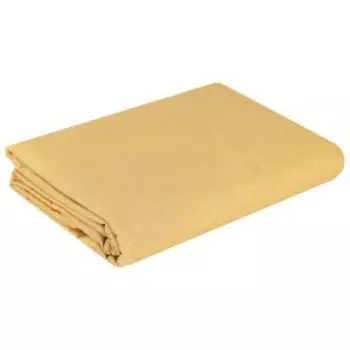 Комплект постельного белья Niteva, Евро, поплин, хлопок 112г/м2, горчичное золото